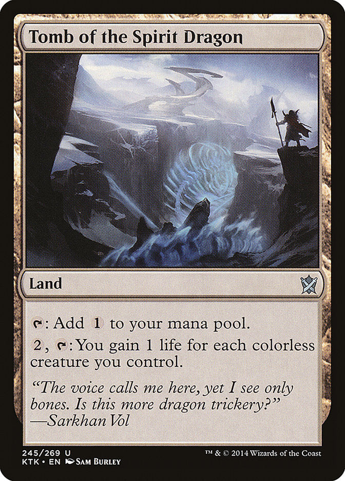 Tomb of the Spirit Dragon [Khans of Tarkir] Foil