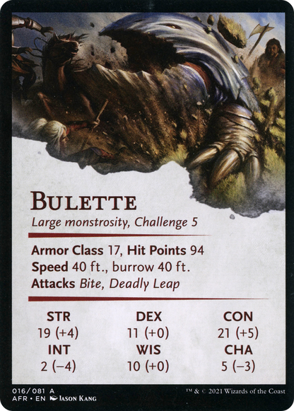 Bulette // Bulette  [Adventures in the Forgotten Realms Art Series] (Borderless)