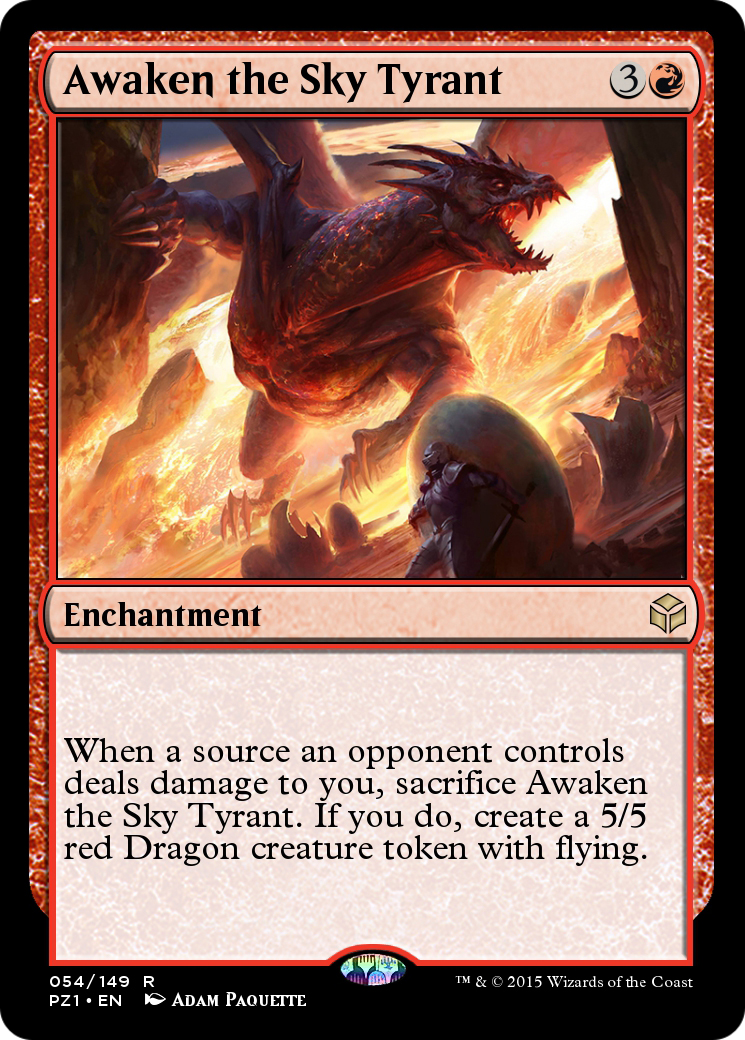 Awaken the Sky Tyrant  [Legendary Cube Prize Pack] Foil