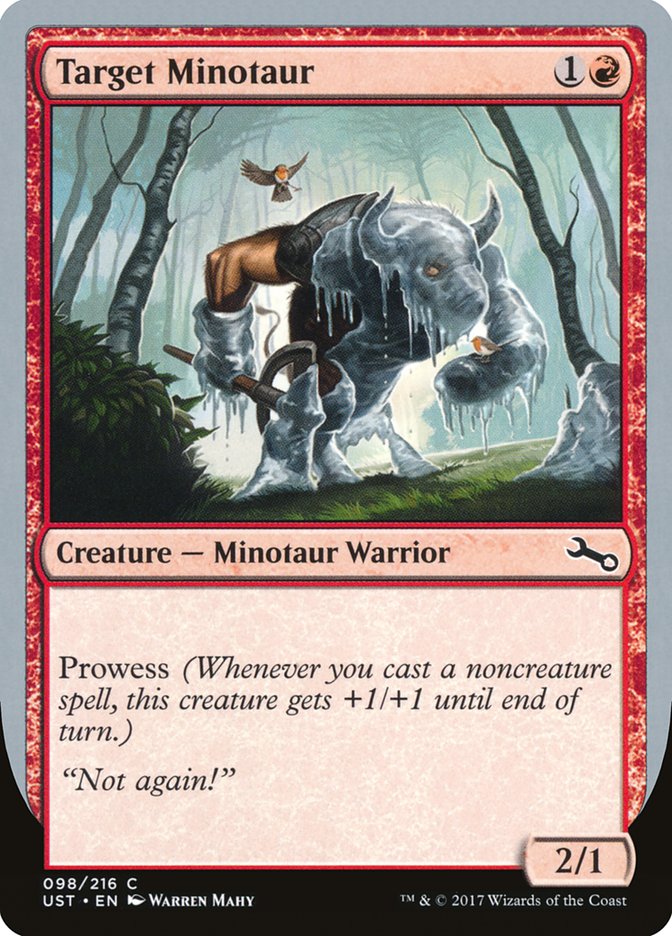 Target Minotaur (Ice Art) [Unstable] Foil