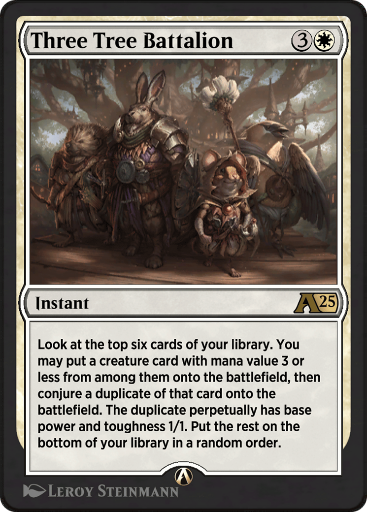 Three Tree Battalion  [Alchemy: Bloomburrow]
