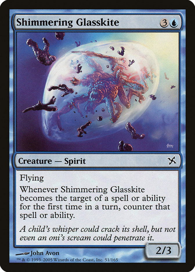 Shimmering Glasskite [Betrayers of Kamigawa] Foil