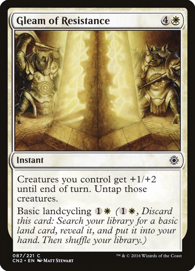 Gleam of Resistance [Conspiracy: Take the Crown] Foil