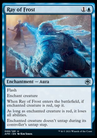 Ray of Frost [Dungeons & Dragons: Adventures in the Forgotten Realms] Foil