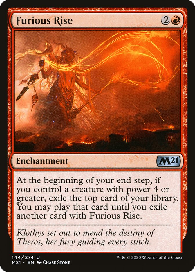 Furious Rise [Core Set 2021] Foil