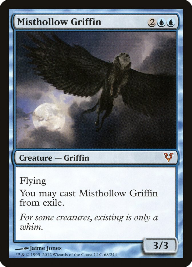 Misthollow Griffin [Avacyn Restored] Foil