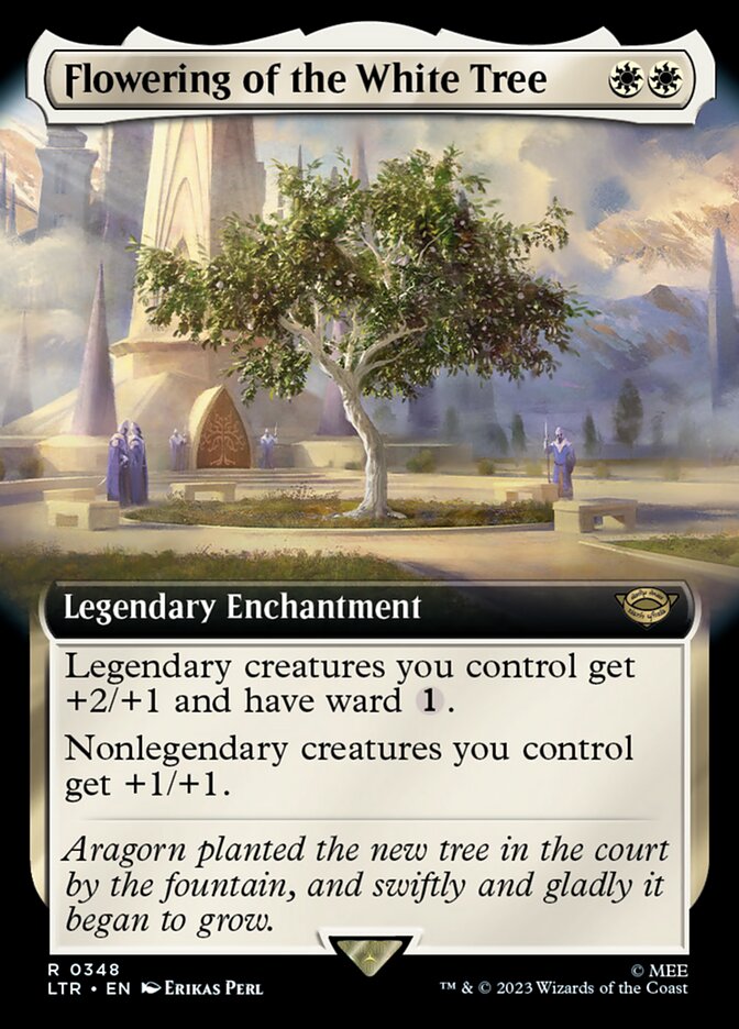 Flowering of the White Tree (Extended Art) [The Lord of the Rings: Tales of Middle-Earth] Foil