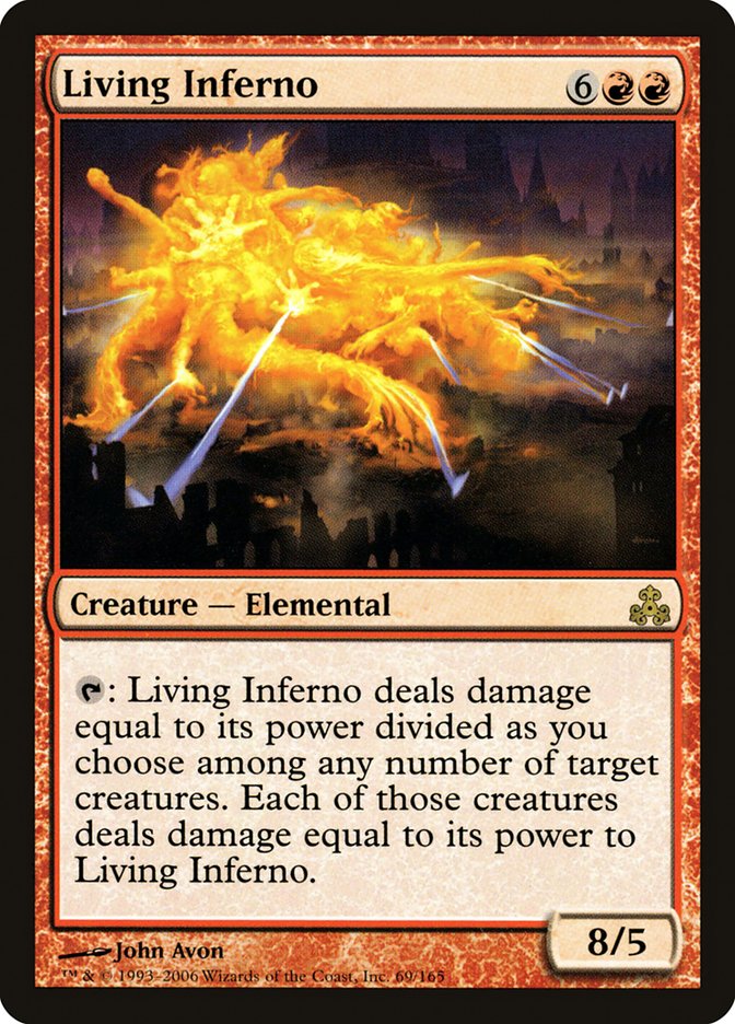 Living Inferno [Guildpact] Foil