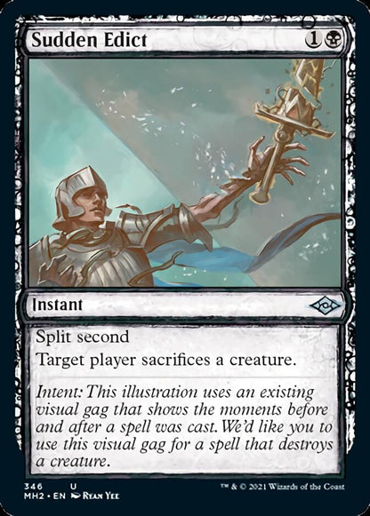 Sudden Edict (Sketch) [Modern Horizons 2] Foil