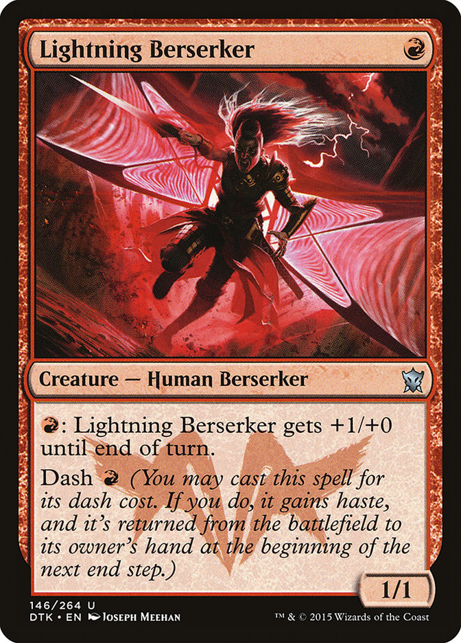 Lightning Berserker [Dragons of Tarkir] Foil