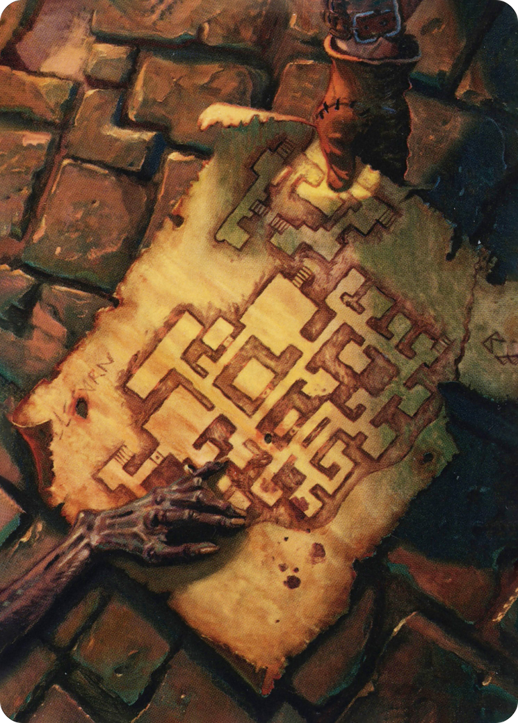Dungeon Map // Dungeon Map  [Adventures in the Forgotten Realms Art Series] (Borderless) Foil