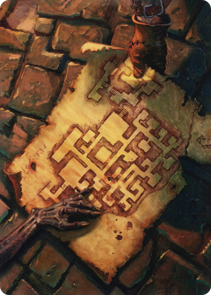 Dungeon Map // Dungeon Map  [Adventures in the Forgotten Realms Art Series] (Borderless) Foil
