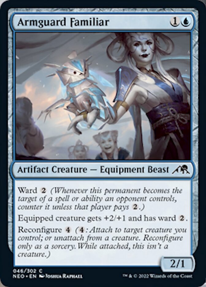 Armguard Familiar [Kamigawa: Neon Dynasty] Foil