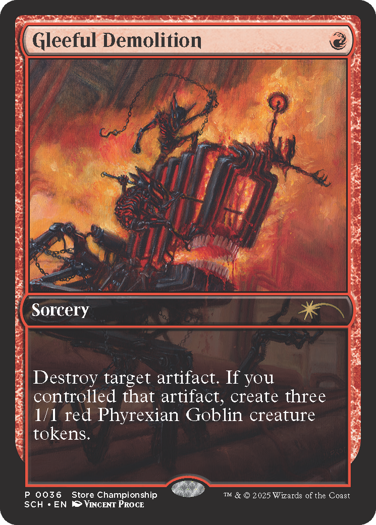 Gleeful Demolition [Store Championships 2025] Foil