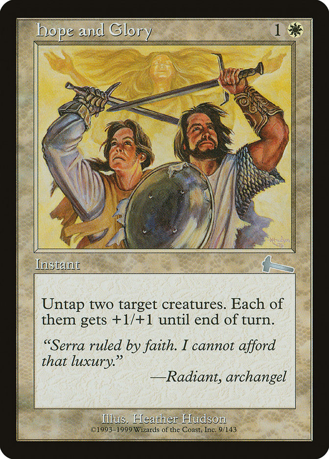 Hope and Glory [Urza's Legacy] Foil