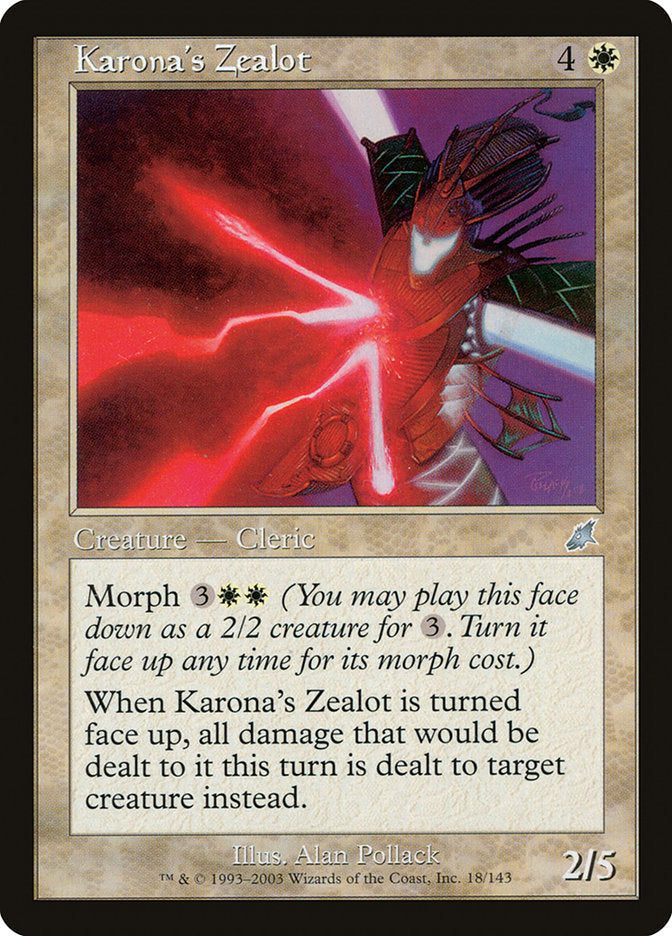 Karona's Zealot [Scourge] Foil