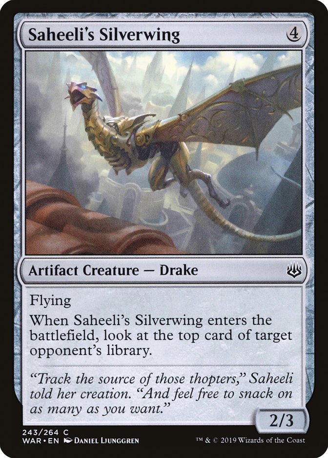 Saheeli's Silverwing [War of the Spark] Foil