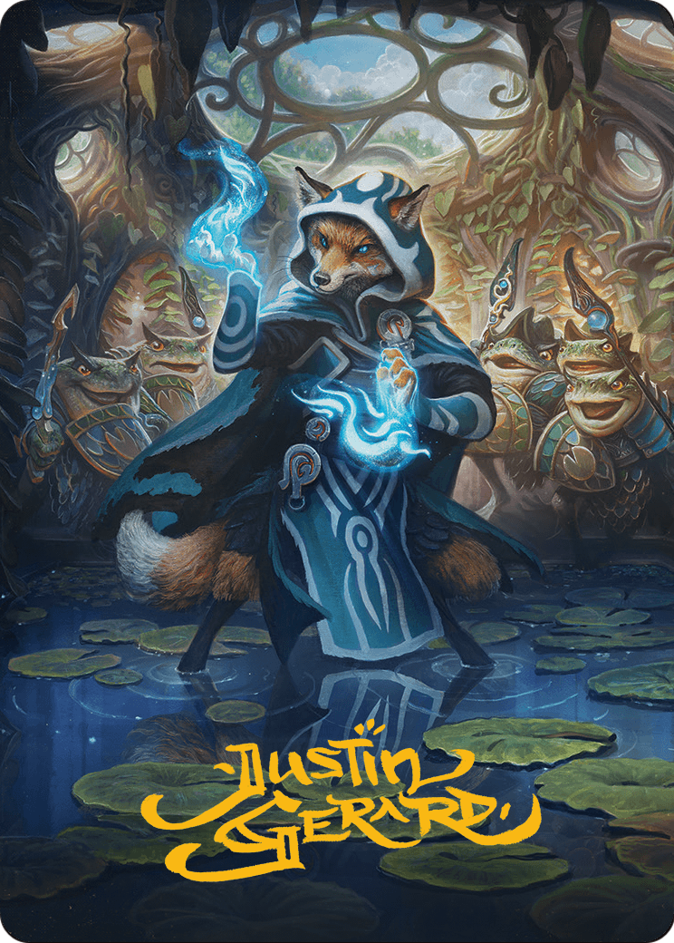 Jace, the Mind Sculptor // Jace, the Mind Sculptor  [Bloomburrow Art Series] (Borderless) Foil