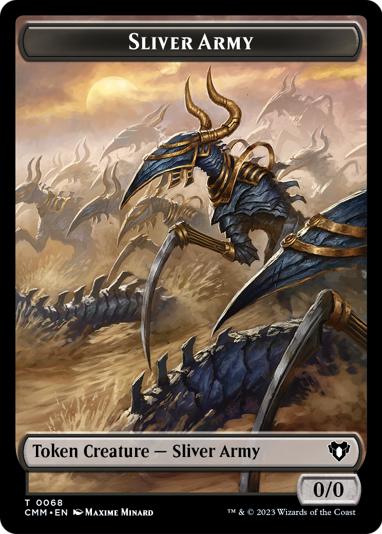 Sliver Army  [Commander Masters Tokens] Foil