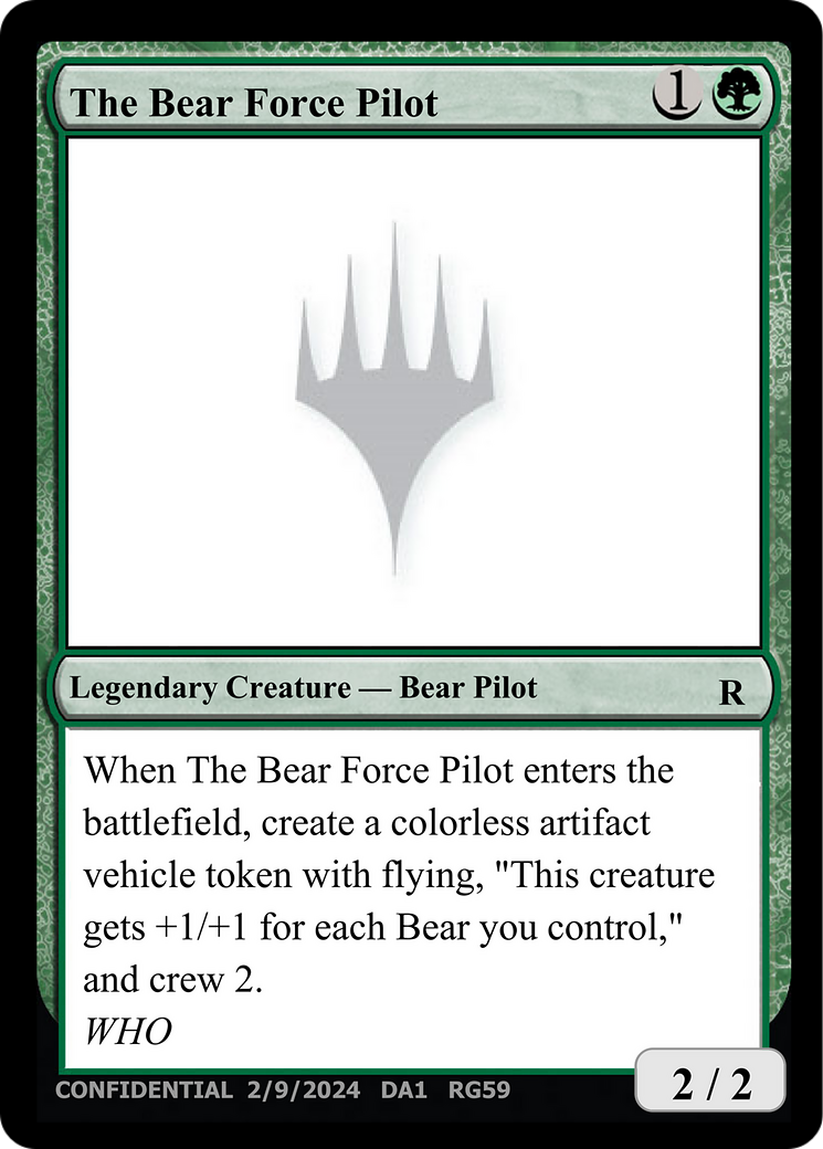 The Bear Force Pilot  [Unknown Event]