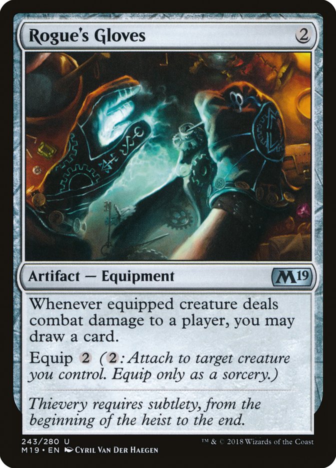 Rogue's Gloves [Core Set 2019] Foil