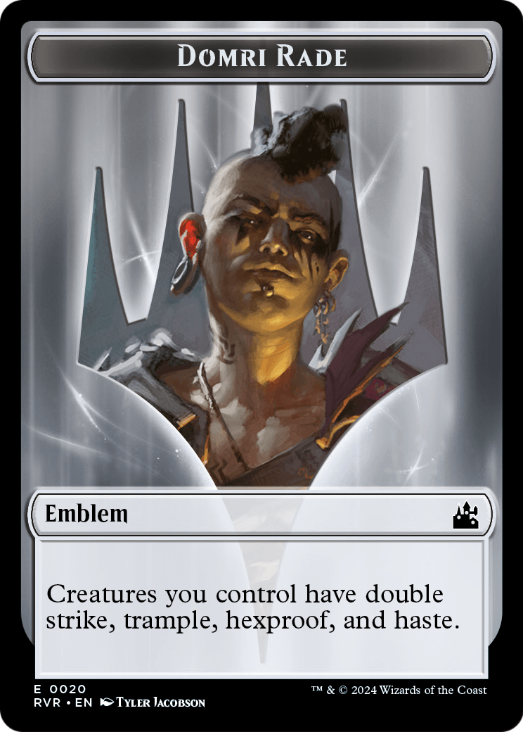 Domri Rade Emblem  [Ravnica Remastered Tokens]