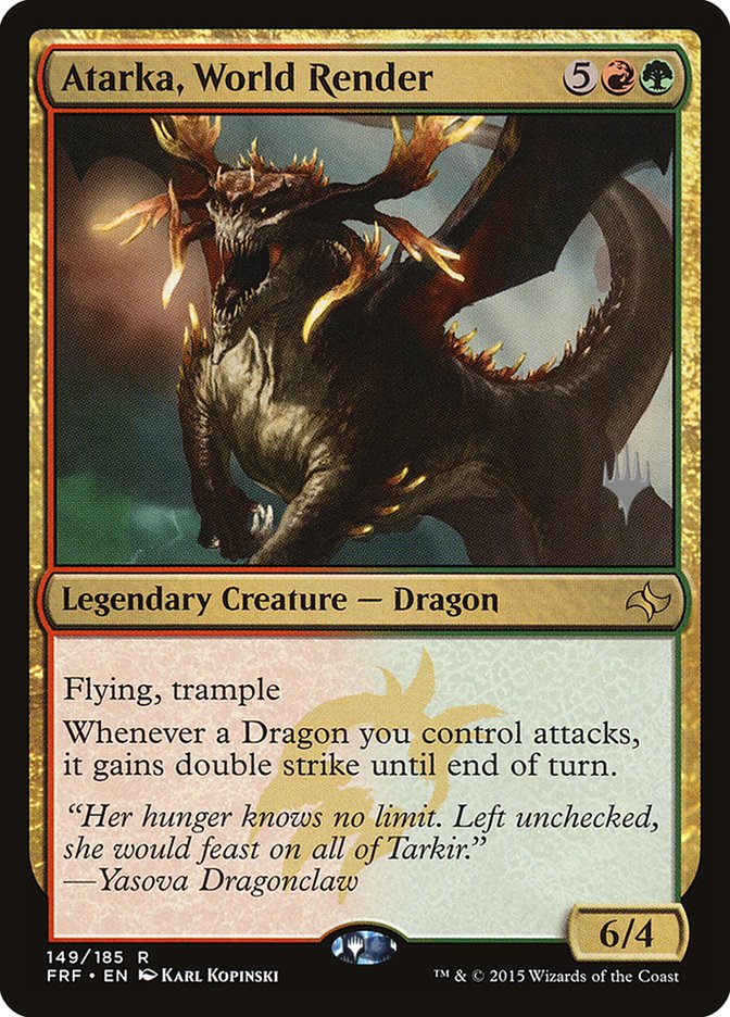 Atarka, World Render (Promo Pack) [Fate Reforged Promos] Foil