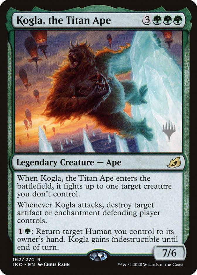 Kogla, the Titan Ape (Promo Pack) [Ikoria: Lair of Behemoths Promos] Foil
