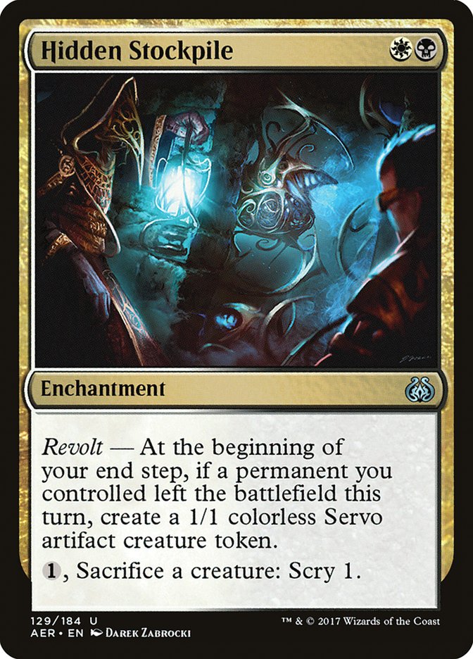 Hidden Stockpile [Aether Revolt] Foil