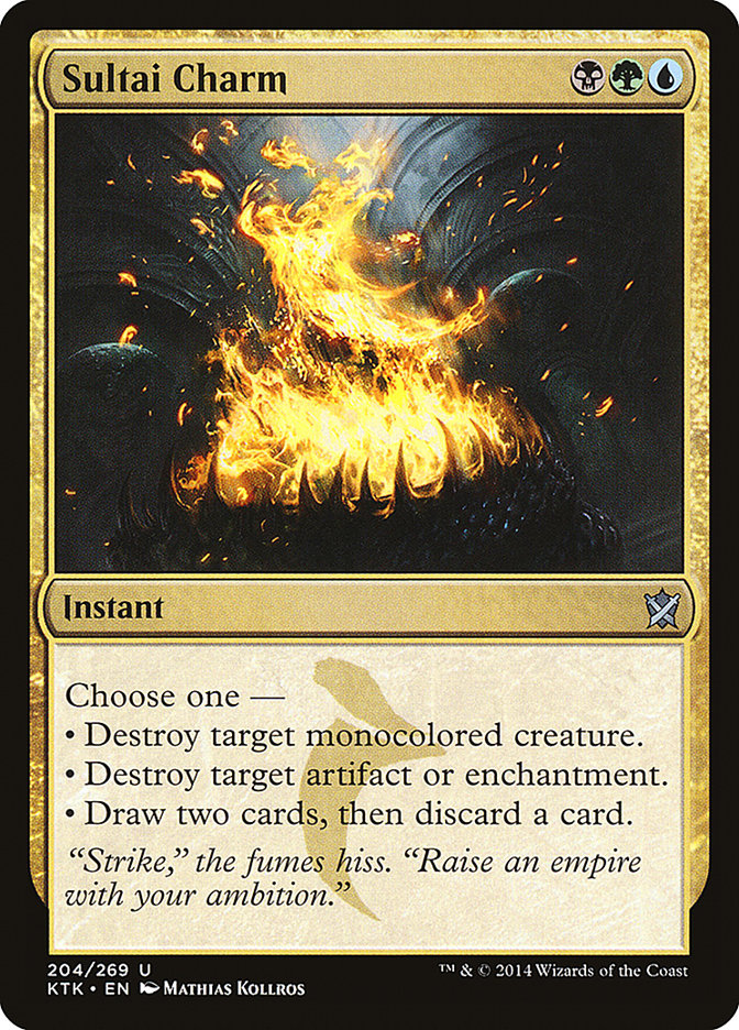 Sultai Charm [Khans of Tarkir] Foil