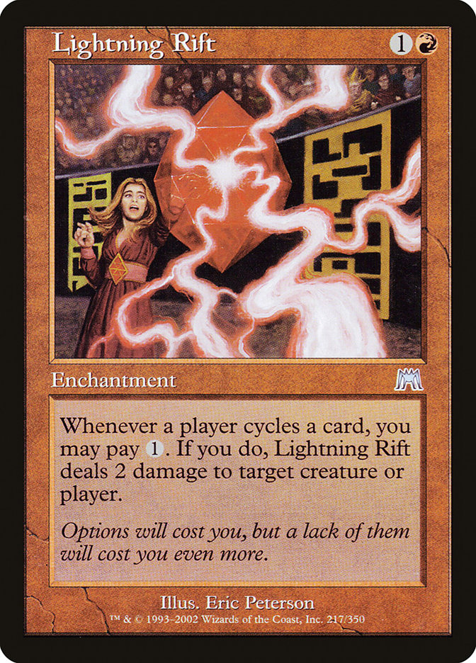 Lightning Rift [Onslaught] Foil