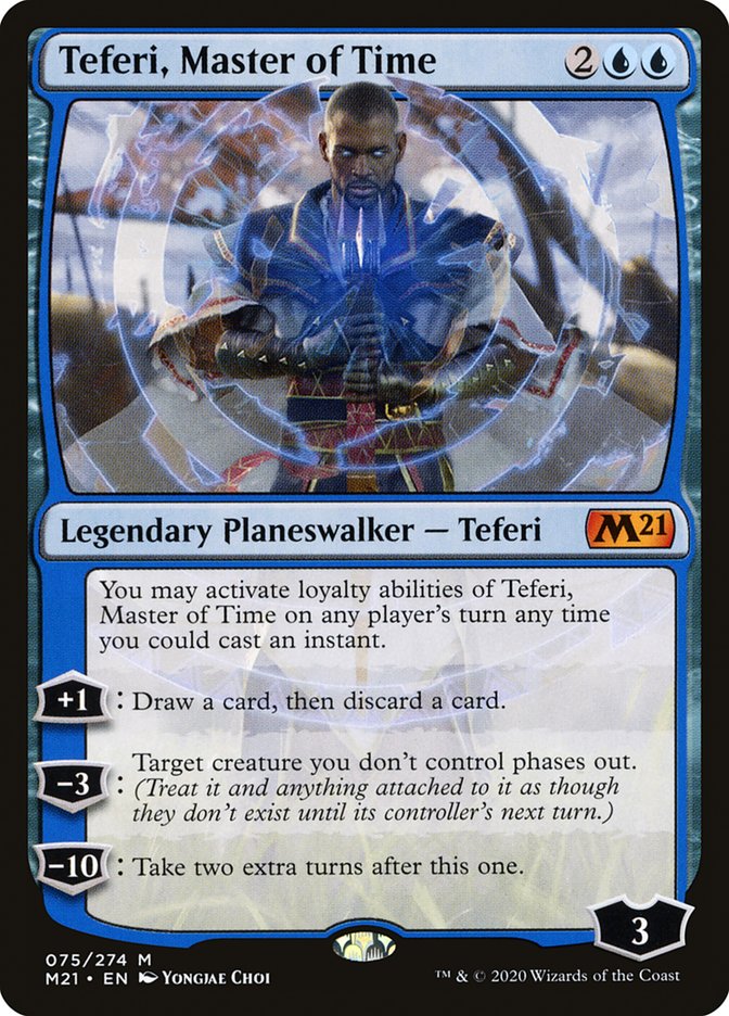 Teferi, Master of Time (075) [Core Set 2021] Foil