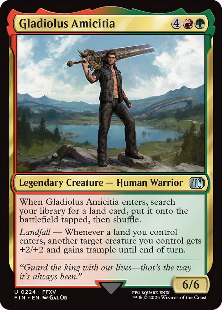Gladiolus Amicitia [FINAL FANTASY] Foil