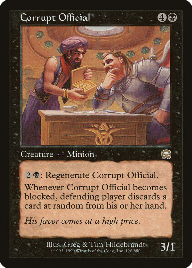 Corrupt Official [Mercadian Masques] Foil