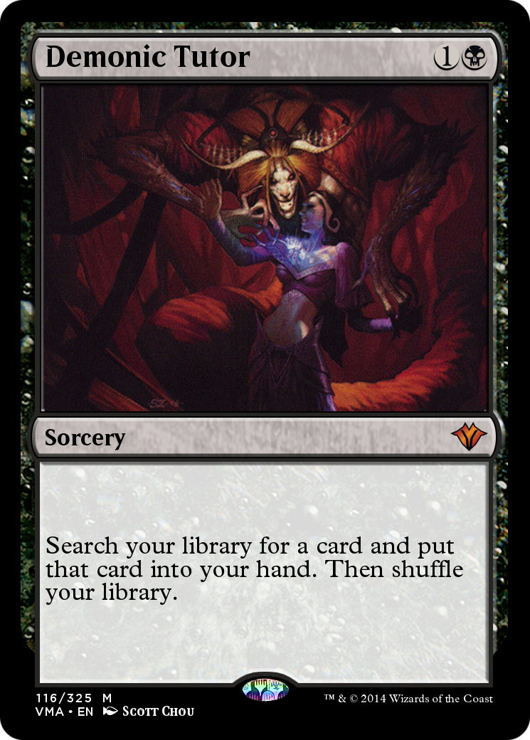 Demonic Tutor  [Vintage Masters] Foil