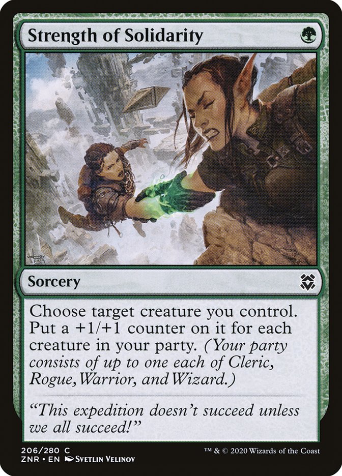 Strength of Solidarity [Zendikar Rising] Foil