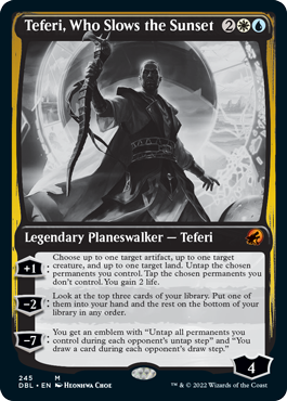 Teferi, Who Slows the Sunset [Innistrad: Double Feature] Foil