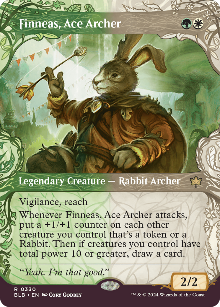 Finneas, Ace Archer (Showcase) [Bloomburrow] Foil
