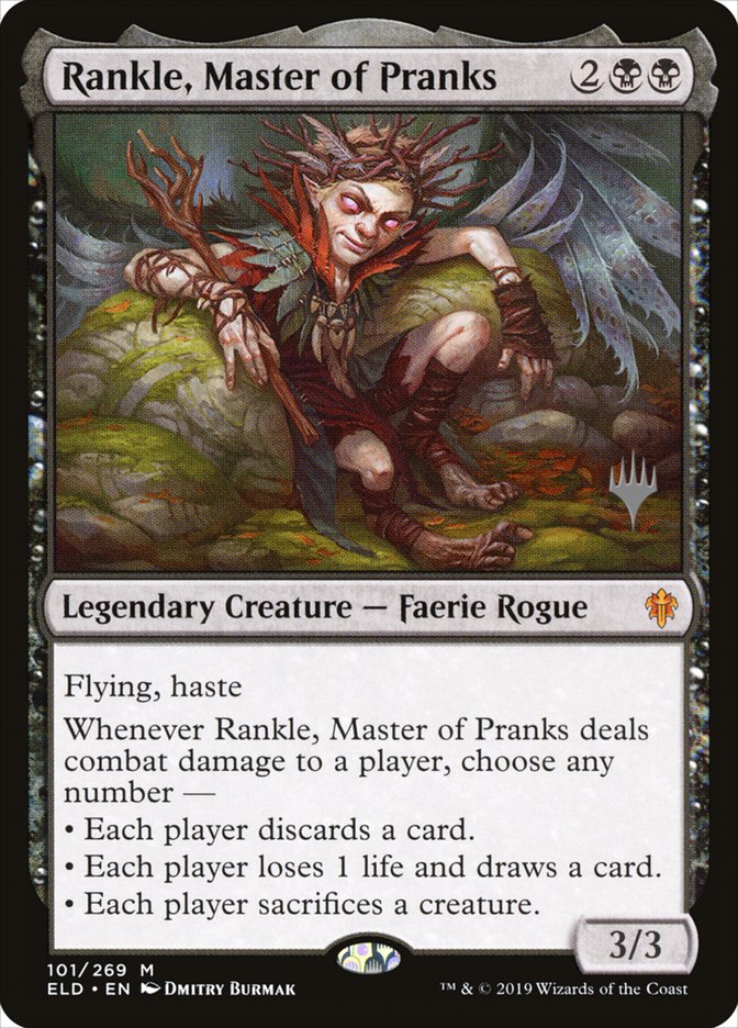 Rankle, Master of Pranks (Promo Pack) [Throne of Eldraine Promos] Foil