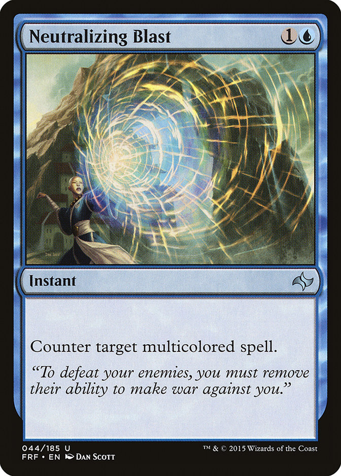 Neutralizing Blast [Fate Reforged] Foil