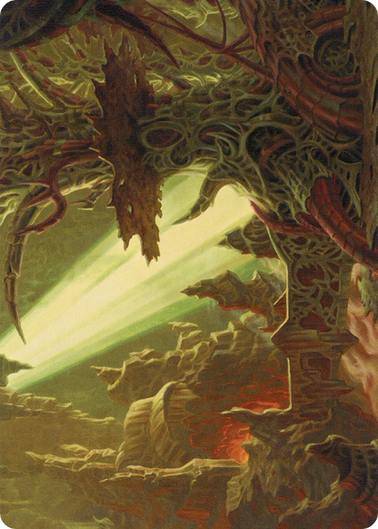 Darkmoss Bridge // Darkmoss Bridge  [Modern Horizons 2 Art Series] (Borderless) Foil