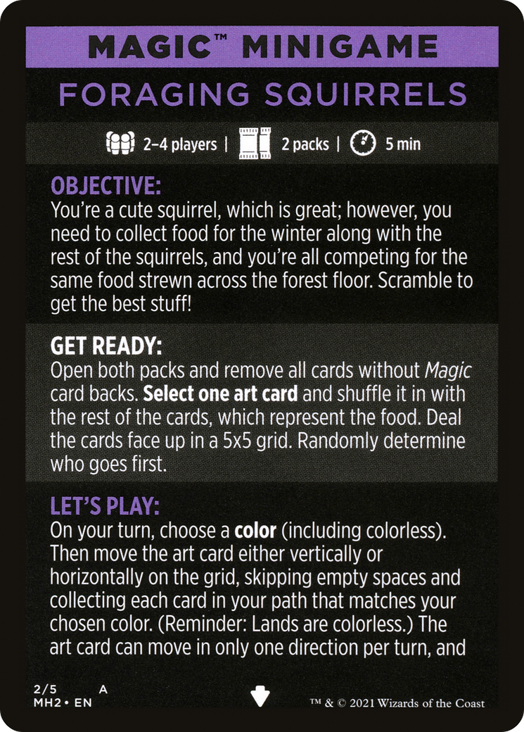 Foraging Squirrels // Foraging Squirrels (cont'd)  [Modern Horizons 2 Minigames] Foil