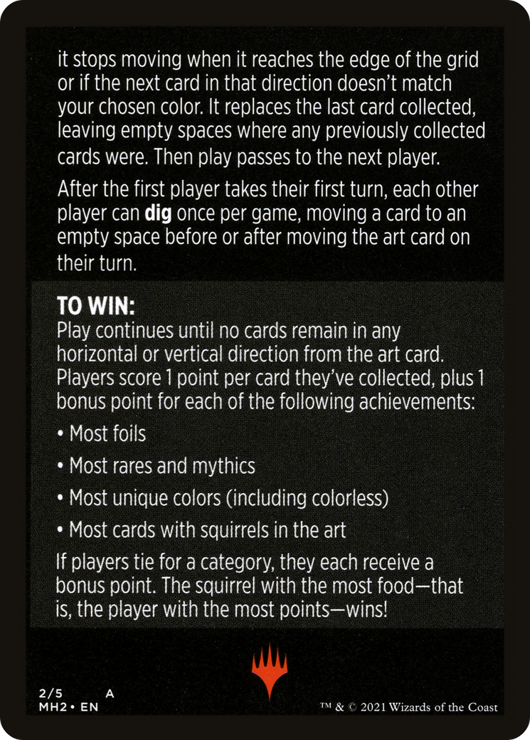 Foraging Squirrels // Foraging Squirrels (cont'd)  [Modern Horizons 2 Minigames]