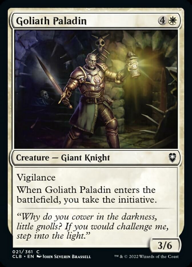 Goliath Paladin [Commander Legends: Battle for Baldur's Gate] Foil