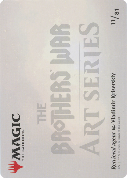 Retrieval Agent // Retrieval Agent  [The Brothers' War Art Series] (Borderless) Foil