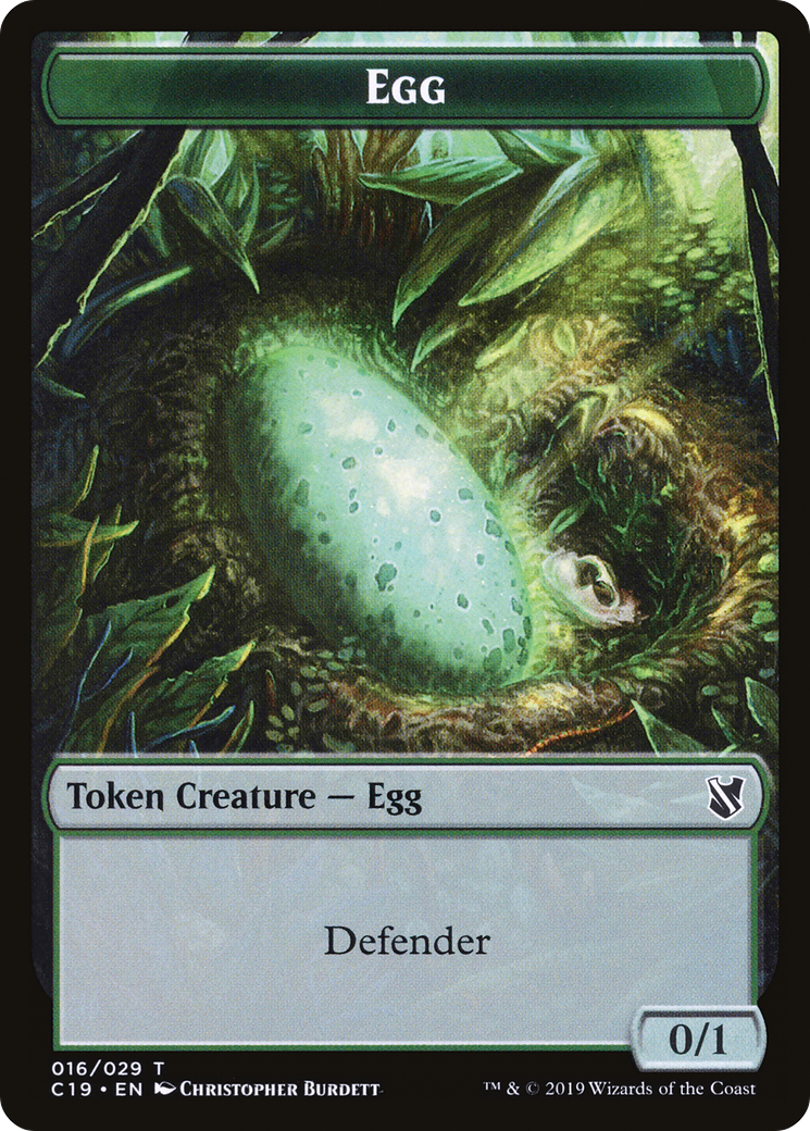 Egg  [Commander 2019 Tokens]