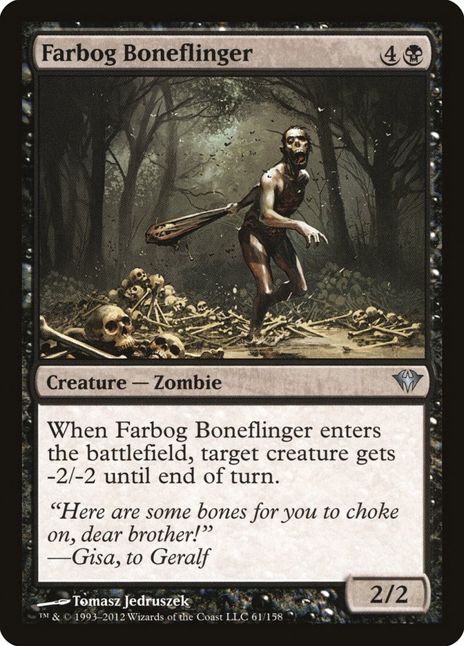 Farbog Boneflinger [Dark Ascension] Foil