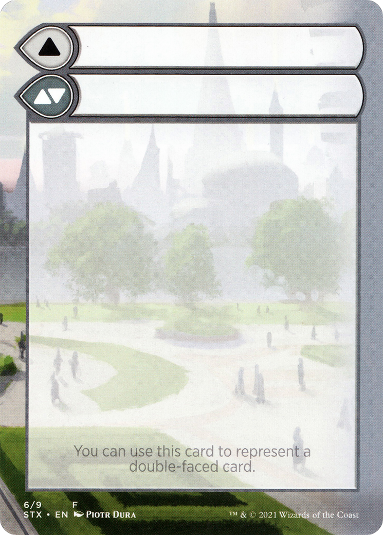 Double-Faced Substitute Card  [Strixhaven: School of Mages Substitute Cards] (Borderless)