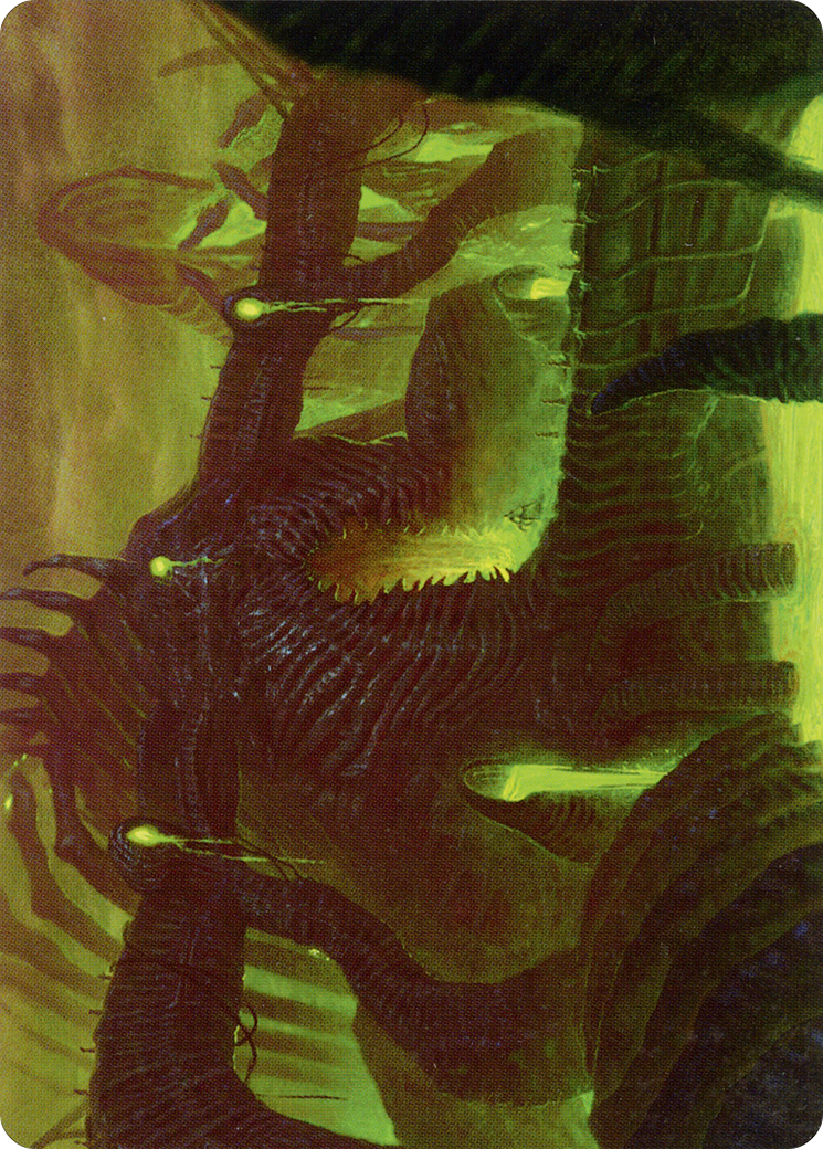 The Dross Pits // The Dross Pits  [Phyrexia: All Will Be One Art Series] (Borderless)