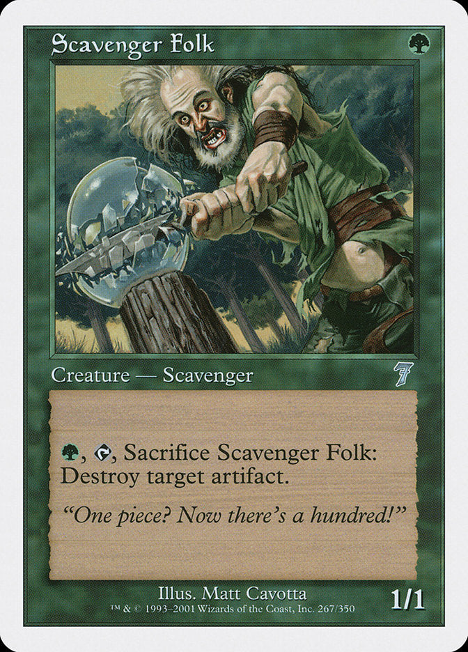 Scavenger Folk [Seventh Edition] Foil